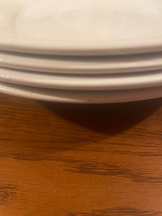 Set di piatti bianchi fondi da minestra o pasta