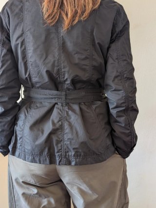 Parka de entretiempo negra