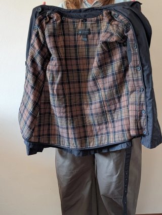 Parka de entretiempo negra