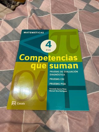 Matemáticas, 4 ESO. Competencias que suman