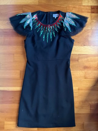 Vestido lentejuelas y tul