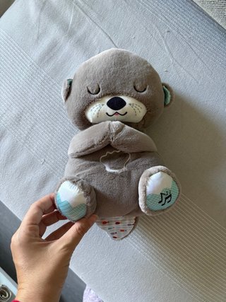 Peluche nutria con música y luz