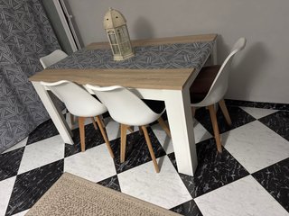 Mesa de Comedor Estilo Nórdico