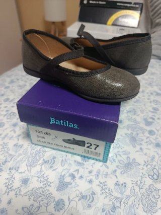 Manoletinas Batilas grises talla 27