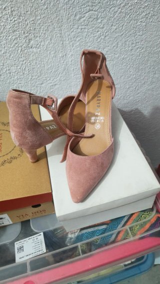 Zapatos de tacón Marypaz rosa palo