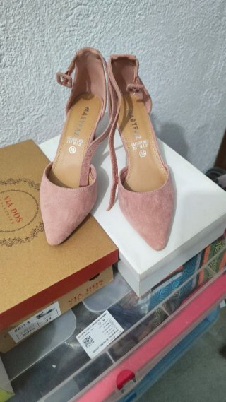 Zapatos de tacón Marypaz rosa palo