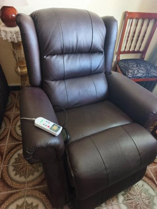 Sillón reclinable eléctrico con masaje