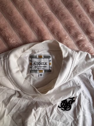 Camiseta corta SikSilk blanca