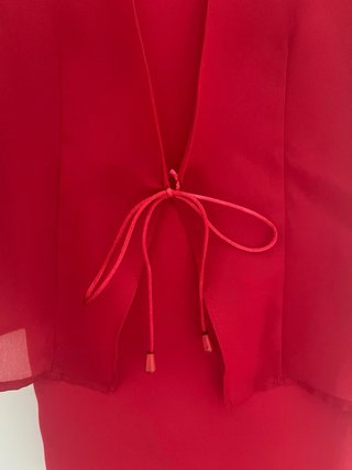 Conjunto de Mono y Blazer Rojo