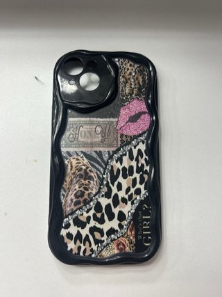 Custodia iPhone 14 Plus Nera Stampata