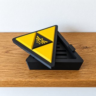 Estuche juegos Nintendo Switch Zelda Trifuerza 3D