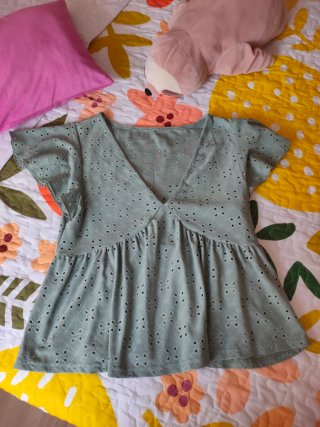 Camiseta verde mujer