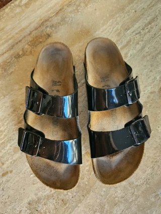 Birkenstock Arizona Talla 41 Negro Charol