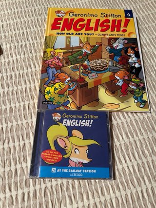 Colección de Geronimo Stilton, CD y libros 1-30
