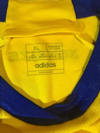 Camiseta Boca Juniors Adidas Amarilla y Azul