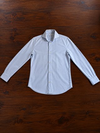 Camisa Macson Algodón Azul Claro
