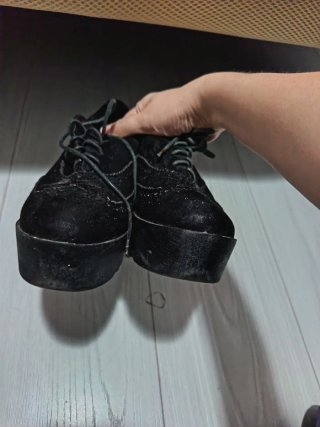 Zapatos negros de plataforma talla 40