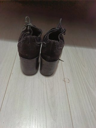 Zapatos negros de plataforma talla 40