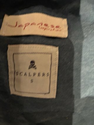 Blazer Overshirt Scalpers Azul Lavado T.S