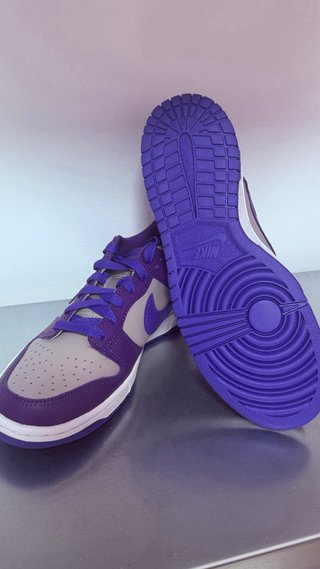 Nike Dunk Low Morado/Gris Talla 38.5