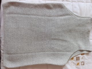 Top plateado Cortefiel Talla M