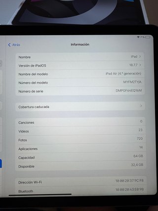 iPad Air 4 Generación