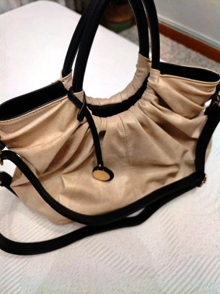 Bolso Beige y Negro