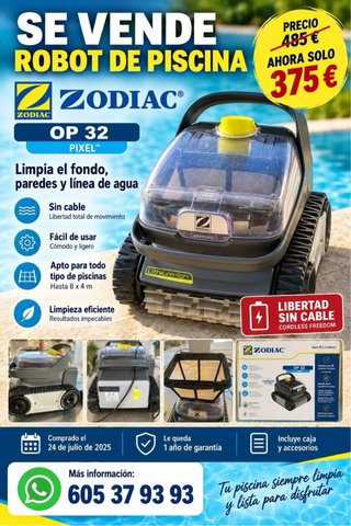 Robot Limpiafondos Zodiac OP 32 Pixel