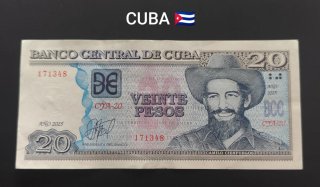 20 Pesos Cubanos - Camilo Cienfuegos
