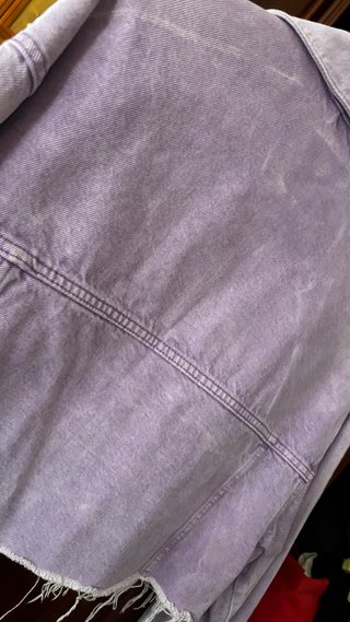 Cazadora Bershka Morada Talla XS