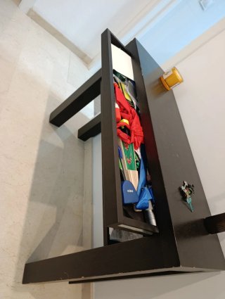 Mueble recibidor de madera