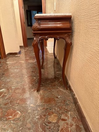 Recibidor Luis XV de Madera con Mármol