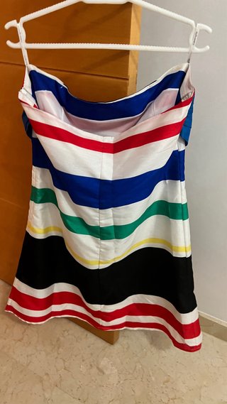 Conjunto Vestido y Chaqueta Fiesta Blanco Roto Tal