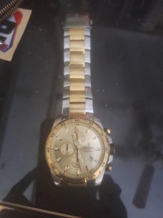 Reloj Festina Chronograph Acero Dorado