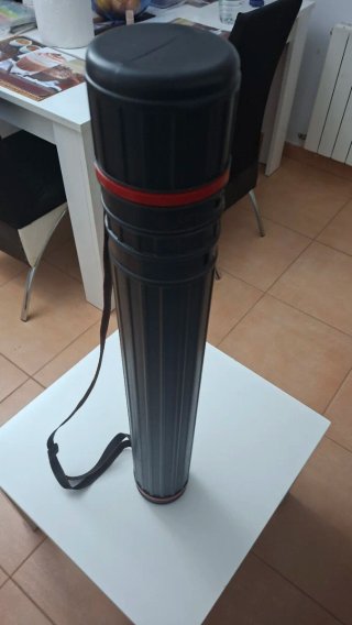 Tubo porta planos con correa