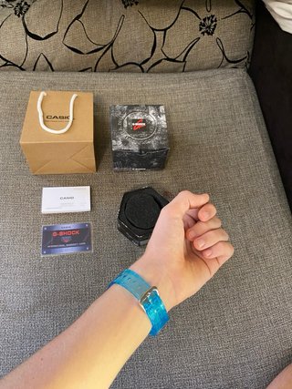 Reloj Casio G-Shock Transparente Azul