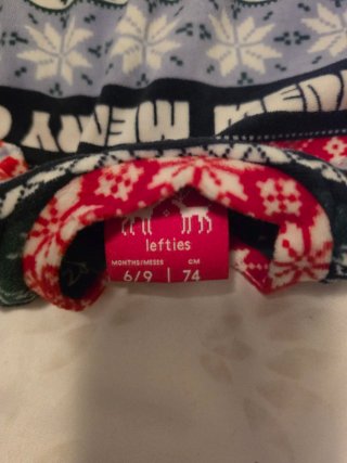 Pijama de Bebé Estampado Navideño