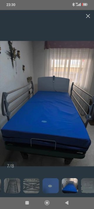 Cama geriátrica elevable
