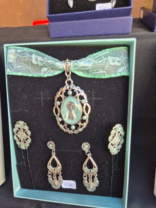 Conjunto baturra artesanal para traje regional