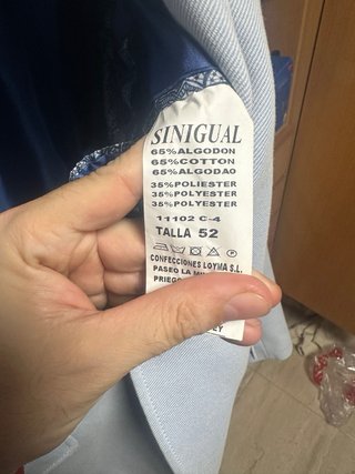 Americana azul