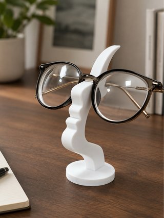 2 Soportes para Gafas Rostro Artístico