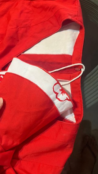 Traje Flamenca Rojo y Blanco