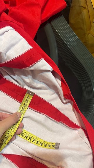 Traje Flamenca Rojo y Blanco