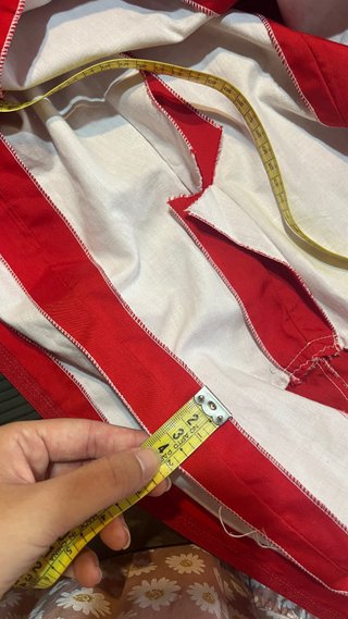 Traje Flamenca Rojo y Blanco