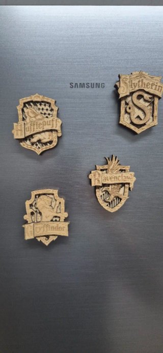 Ímanes Harry Potter - Casas de Hogwarts