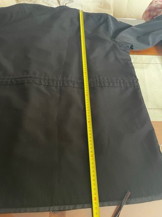 Chubasquero negro talla XXXL Couture
