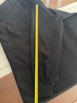 Chubasquero negro talla XXXL Couture
