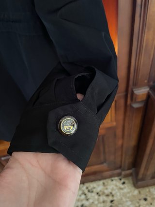 Chubasquero negro talla XXXL Couture