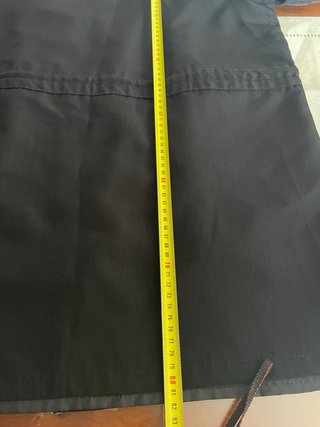Chubasquero negro talla XXXL Couture