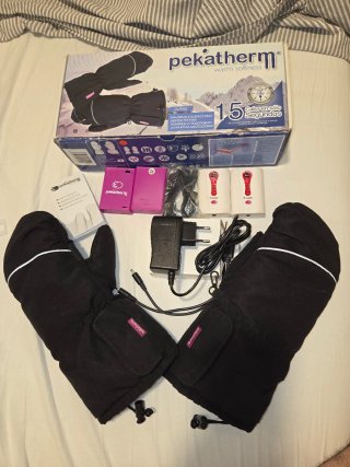 Guantes Pekatherm Calefactables Negros